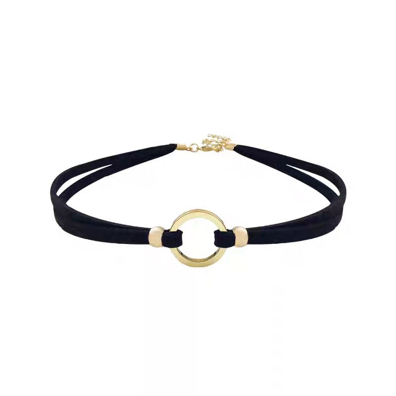 Korea Boho Flannel Charms Chian Necklace Choker for Women Girl Vintage Harajuku Collars Personality Statement Jewelry
