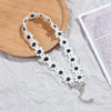 Korea Boho Flower Charms Chian Necklace Choker for Women Girl Harajuku Collars Cute Daisy Fabric Lace Jewelry