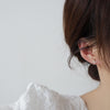 Korea Jewelry 14K Real Gold Plating AAA Zircon Flower Asymmetric Long Earrings Elegant Women's Wedding Accessories