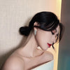 Korea Jewelry Elegant Elegant Tassel Earrings Shiny Crystal Party Earrings for women