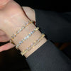 Korea Selling Jewelry  Sparkling Full Zircon Bracelet Elegant Women Prom Party Accessories