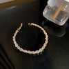 Korea Selling Jewelry  Sparkling Full Zircon Bracelet Elegant Women Prom Party Accessories