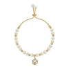 Korea Selling Jewelry Simple Zircon Ball Opal Bead Stretching Adjustable Bracelet Elegant Women's Daily Accessories