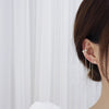 Korea Design Jewelry 14K Gold plated Zircon Asymmetric Star Chain Earring Elegant Women Wedding Accessories Pendant
