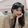 Korea Design Jewelry 14K Real Gold Plating Round AAA Zircon Cross Earrings Elegant Women's Daily Earrings