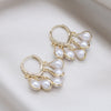 Korea Design Jewelry Color Heart Shaped Zircon Short Tassel Earrings Elegant Women's Wedding Party Accessories