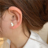 Korea Design Jewelry Copper Inlaid Zircon Acrylic Asymmetric Butterfly Earrings Elegant Women's Daily Earrings