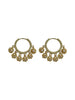 Korea Design Jewelry Copper Inlaid Zircon Round Metal Ball Pendant Tassel Earrings Elegant Women All-match Earrings