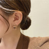 Korea Design Jewelry Cute Brown Plush Bear Earrings Sweet Student Women Gifts Daily Accessories