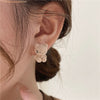 Korea Design Jewelry Cute Plush Kitten Earrings Sweet Girl Christmas Gift Women's Holiday Accessories