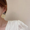 Korea Design Jewelry Exaggerated Multilayer Color Acrylic Irregular Earrings Modern Women's Popular Earrings