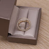 Korea Design Jewelry Exaggerated Round Simple Ring Elegant Women's Party Opening Adjustable Ring