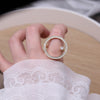 Korea Design Jewelry Exaggerated Round Simple Ring Elegant Women's Party Opening Adjustable Ring