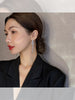 Korea Design Jewelry Full Zircon Twisted Earrings  Women's Wedding Party Accessories