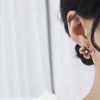Korea Design Jewelry Handmade Crystal Beads Flower Earrings Sweet Women Summer Style Beach Party Earrings