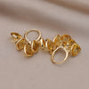 Korea Design Jewelry  Green Love Crystal Tassel Pendant Earrings Elegant Women Prom Party Accessories