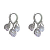 Korea Design Jewelry  Love Zircon Pendant Earrings Elegant Women Prom Party Accessories