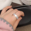 Korea Design Jewelry  Shiny AAA Zircon Ring Women's Opening Adjustable Prom Ring