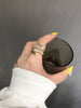 Korea Jewelry Exquisite 14K Gold Plated AAA Zircon Double Cross Ring Elegant Women Opening Adjustable Wedding Gift