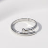 Korea Jewelry Exquisite 18K Real Gold Plated AAA Zircon Ring Elegant Women's Opening Adjustable Wedding Gift