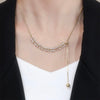 Korea Jewelry  High Sense Zircon Wheat Ear Necklace Sexy Women Stretchable Adjustable Necklace Accessories