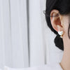 Korea Jewelry Sweet Love Colorful Mermaid Ji Pearl Zircon Earrings Sweet Girl Gifts Women's Daily Work Accessories