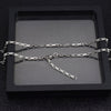 Korea Steel Jewelry 316l Stainless Steel Chain Necklace men's silver color Necklace Hip Hop women Jewelry kpop