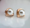 Korea's Stars Thousand Sons of the same paragraph burst rose gold pearl earrings