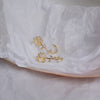 Korea's design exquisite golden AAA zircon semicircle design flower leaf winding earrings elegant women earrings