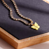 Korean Acrylic Colorful Butterfly Pendants Necklaces for Women Simple Style Crystal Necklace  Jewelry Accessories