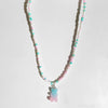 Korean Candy Cartoon Gummy Bear Beaded Necklace For Women Rainbow String Bead Cute Pendant Choker Necklace Y2K Jewelry Girl Gift