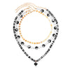 Korean Ethnic Yin Yang Butterfly Clay Beaded Necklace For Women Asymmetry Pearl Choker Y2K Boho Good Lucky Happy Face Jewelry