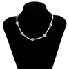 Korean Hand-woven Plastic Beaded Short Clavicle Chain Choker Necklace For Women Girls Children Flowers Neck Jewelry