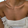 Korean Jewelry Necklace Soft Snake Bone Chain Double Layered Necklace Statement Necklace Women Choker Chain