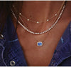 Korean Jewelry Street Shoot Personality Popular Female Multi-layer Necklace Bohemian Crystal Necklace