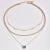 Korean Jewelry Street Shoot Personality Popular Female Multi-layer Necklace Bohemian Crystal Necklace