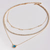 Korean Jewelry Street Shoot Personality Popular Female Multi-layer Necklace Bohemian Crystal Necklace