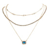 Korean Jewelry Street Shoot Personality Popular Female Multi-layer Necklace Bohemian Crystal Necklace