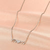 Korean Letter Pendant Necklace for Women Gold and Silver Color Love Pendant Clavicle Chain Popular Jewelry Accessories