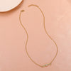 Korean Letter Pendant Necklace for Women Gold and Silver Color Love Pendant Clavicle Chain Popular Jewelry Accessories
