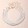 Korean Pearl Necklace Ladies 5 Sizes 2021 Dress Accessories Wedding Party Valentine's Day Mother's Day All-Match Gift