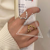 Korean Silver Gold Colour Geometry Wave Rings For Women Jewelry 2022 Trend  Ring For Girls  Retro