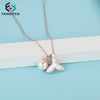 Korean  Stainless Steel Pearl Fish Tail Necklace For Women Jewelry Accessories Eagle Pendant Valentine's Day Holiday Gift