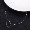 Korean Women Temperament Jewelry Pearl Fish Line Clavicle Necklace Invisible Simple Ladies Clavicle Chain Party Matching