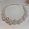 Korean Japan Designs Imitation Pearl Necklace Choker Handmade Sweet Accessories