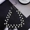 Korean Jewelry  Simple Short Necklace Imitation Pearl Necklace Gold Necklace Women Statement Necklace Jewelry Choker
