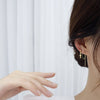 Korean Design Jewelry 5-piece Set Bowknot Geometric Long Tassel Female Wild Earrings