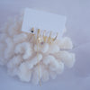 Korean Design Jewelry 5-piece Set Bowknot Geometric Long Tassel Female Wild Earrings