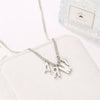 Korean Pop Simple Alloy Letters Army Clavicle Chain Necklace For Women Vintage Metal Pendant Jewelry