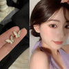 Korean Shell Butterfly Stud Earrings Jewelry Small Fresh Sweet Earing For Woman Cute Elegant Lovely Gifts Fashion